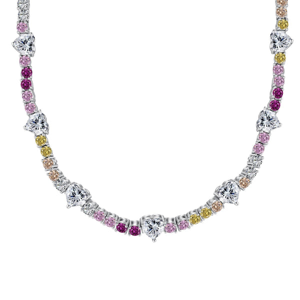 <MAGIC>Delicate Colorful Rainbow Tennis Chain